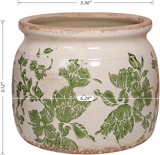 Tuscan Ceramic Indoor Plant Pot & Vase - Image 3