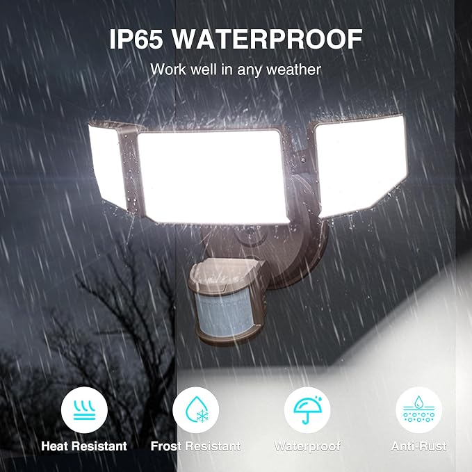 85W LED Security Lights Motion Sensor Light Outdoor, 8500LM Dusk to Dawn - Image 7