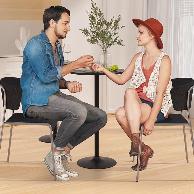 40 Inch Height Bar Table, Small Round Dining High Top Table - Image 7