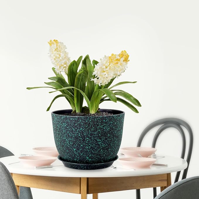 12 inch Large Plant Pots, Plastic Planters - Image 7