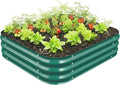 Galvanized Raised Garden Bed for Gardening, Modular Above Ground Growing by Unknown