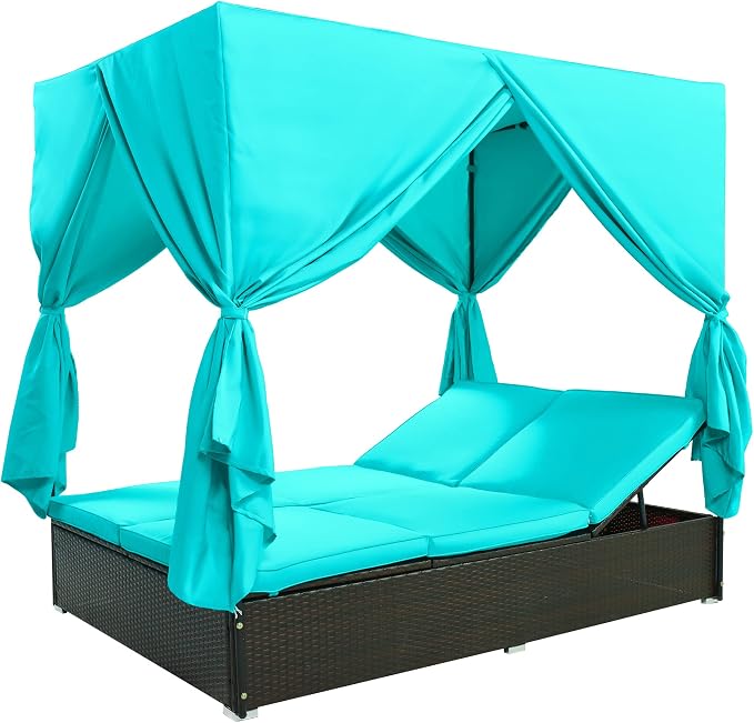 Wicker Metal Outdoor Pool Furniture - Image 8