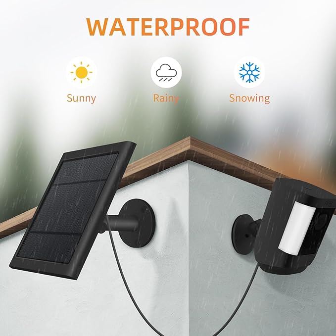 USB-C to Ring Barrel Plug 6Pack 4W Solar Charger - Image 2