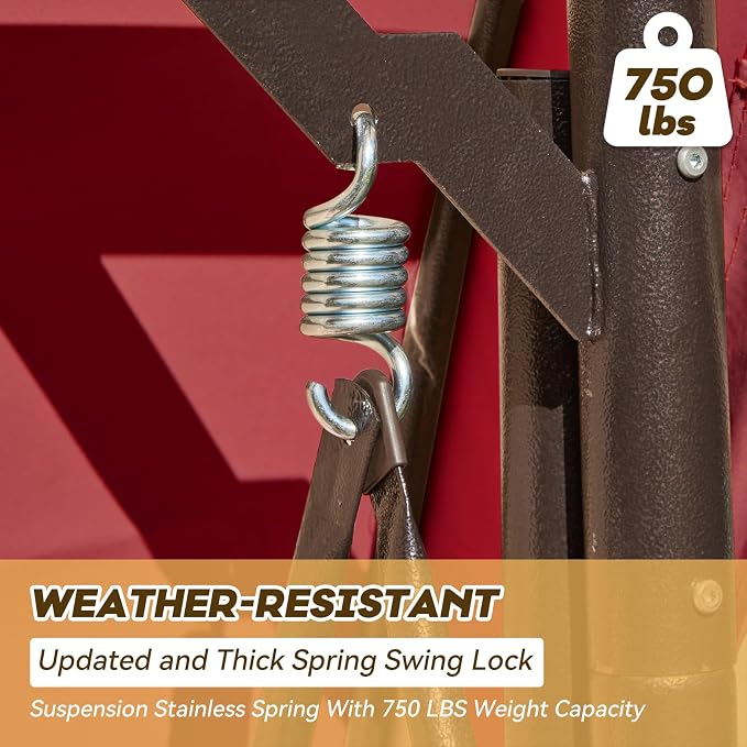 3 in 1 Outdoor Porch Swing - Image 5