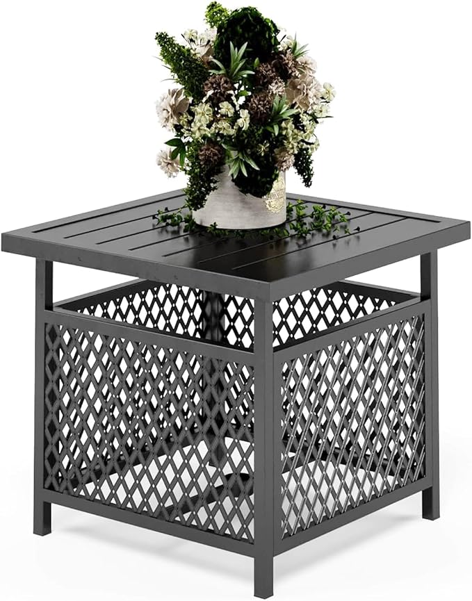 PHI VILLA 3 Piece Outdoor Bistro Set - Image 6