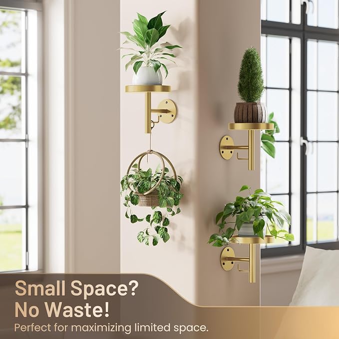 YUOROS 3 Pack Wall Plant Holder Stand Wall Planters - Image 2