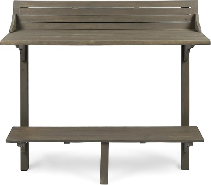 Christopher Knight Home Caribbean Outdoor Acacia Wood Balcony Bar Table by ChristopherKnightHome
