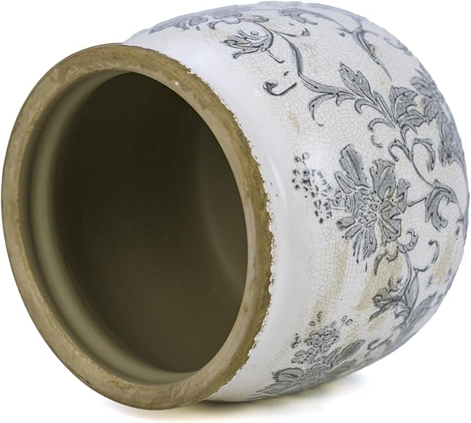 Ceramic Pot for Planter, Vintage Flower Pot - Image 4