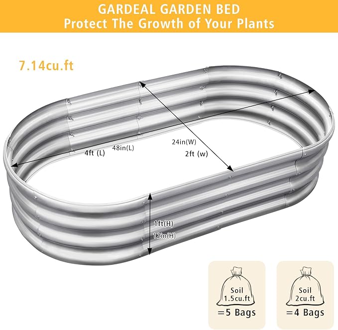 Garden Galvanized Raised Garden Bed Kit - Image 2
