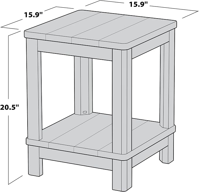 Keter Deluxe Adirondack Side Table - Image 3