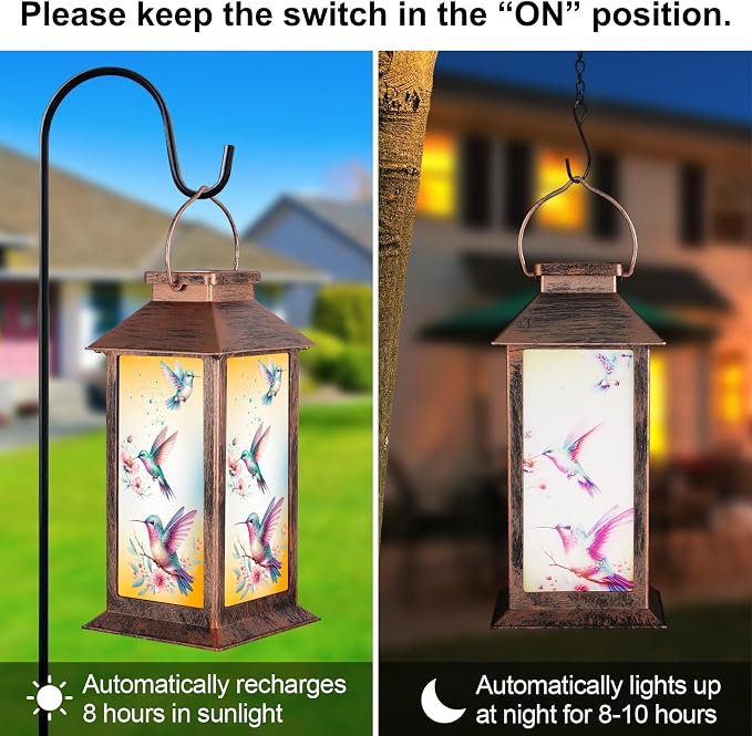 Solar Hanging Lanterns, 3 LED, Waterproof, Outdoor Gatherings, and Gifting - Image 5