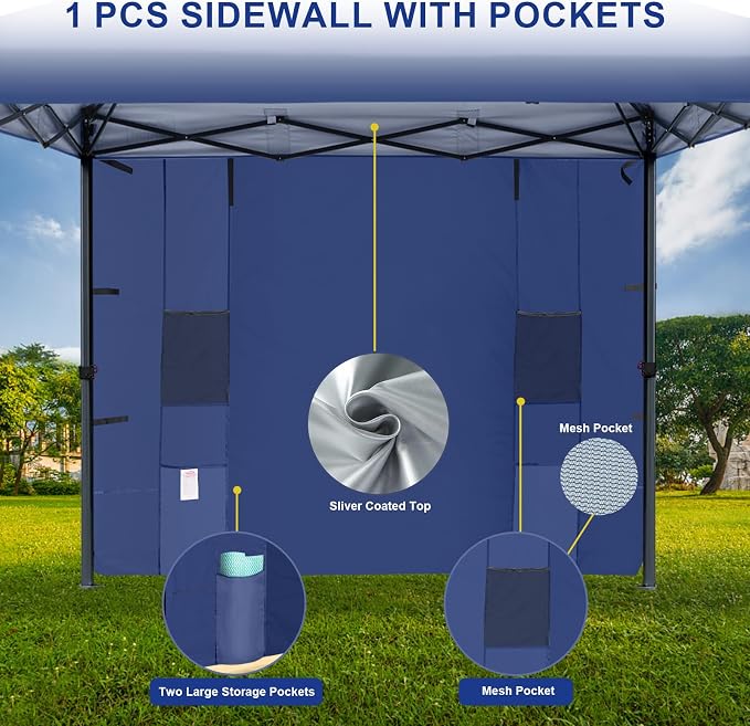 KAMPKEEPER 10x10 Easy Pop Up Canopy Tent - Image 5