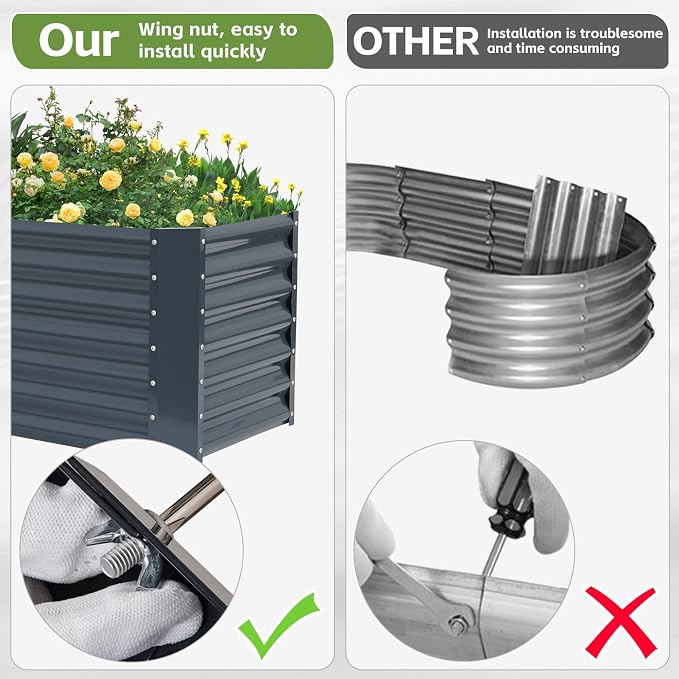4x2x2ft Raised Garden Bed - Image 6