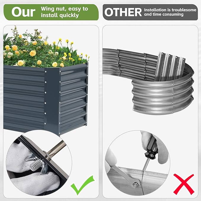 4x2x2ft Raised Garden Bed - Image 6