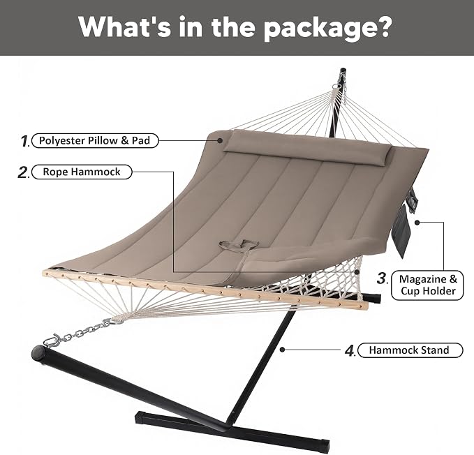 SUNCREAT Hammocks Two Person Hammock - Image 2
