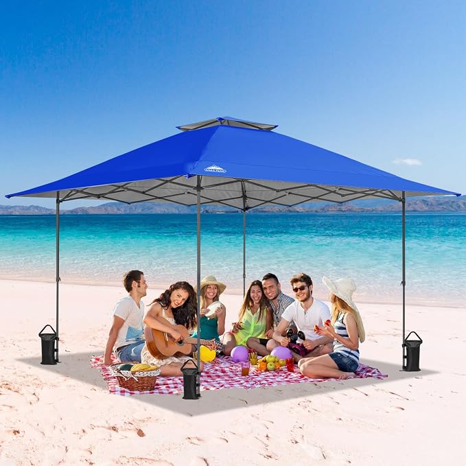 EAGLE PEAK 13x13 Straight Leg Pop Up Canopy Tent Instant Outdoor Canopy Easy - Image 8