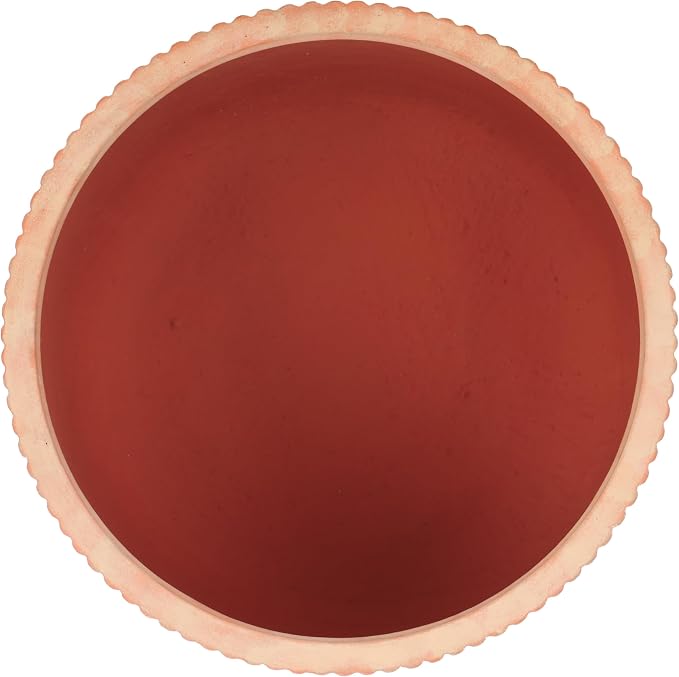 SAFAVIEH Outdoor Collection Lucca Terracotta Cement Ficonstone Planter Pot - Image 4