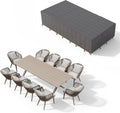 PURPLE LEAF 11 Pieces Patio Dining Set by PURPLELEAF
