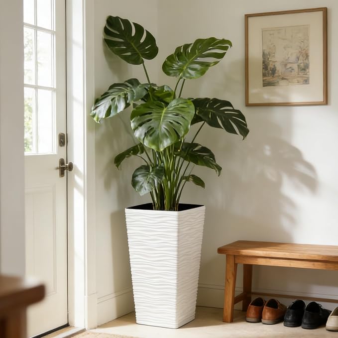 Worth Garden 22" Tall Planters Set of 2 - Image 7