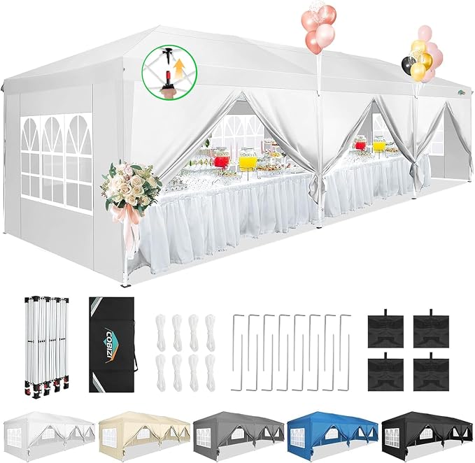 COBIZI 10x30 Pop Up Canopy Tent by COBIZI