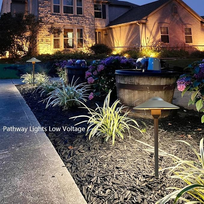 Arrownine Cast Aluminum Low Voltage Outdoor Pathway Light Walkway Landscape - Image 6