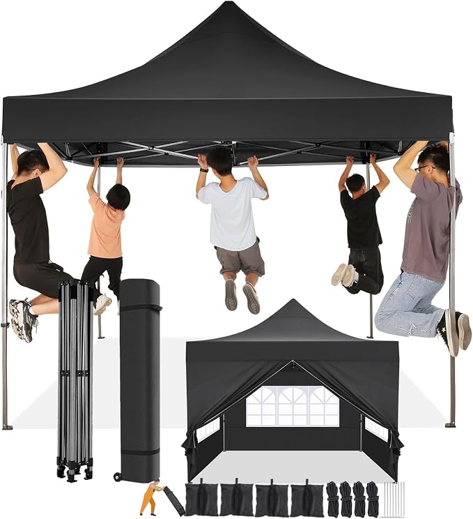 COBIZI 10x10 Pop Up Canopy Tent 10x10 Canopy by COBIZI
