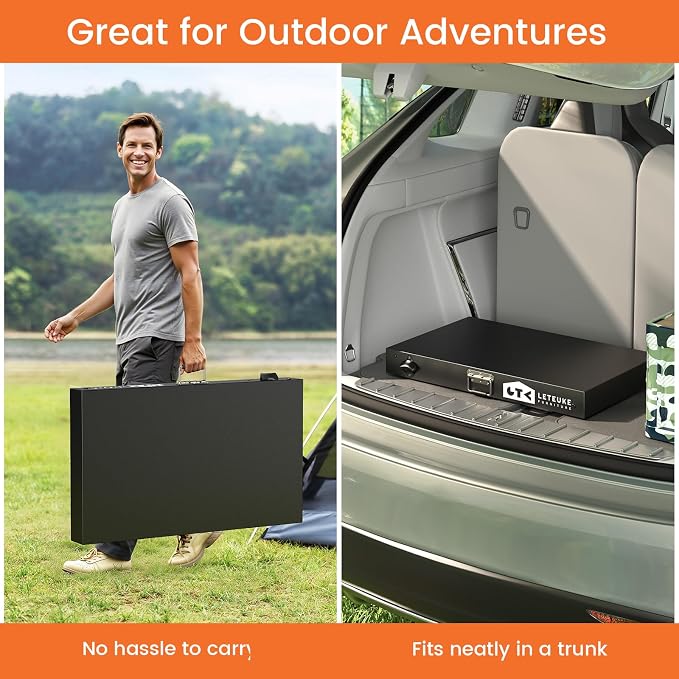 Leteuke Grill Table for Blackstone Griddle, Portable Foldable Grill Table - Image 4