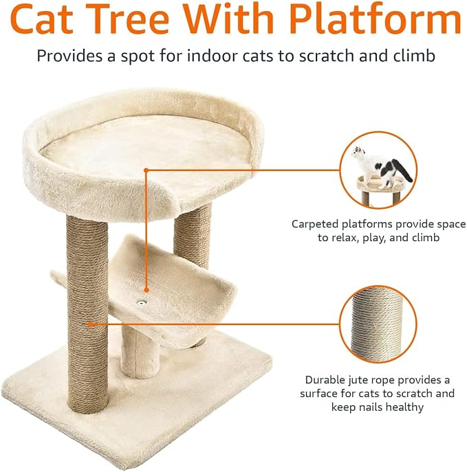Amazon Basics Multi- Platform Cat Tree - Image 2