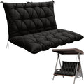 Porch Swing Cushion with Backrest, Waterproof Bench Cushion by Pakunoda