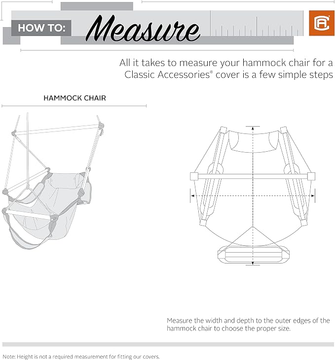 Classic Accessories Veranda Water-Resistant 46 Inch Patio Hammock Chair Cover - Image 4