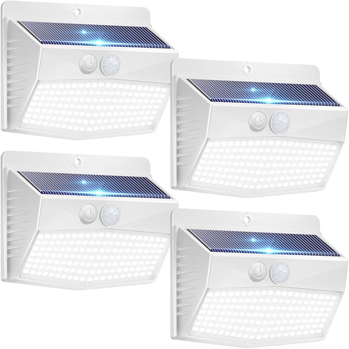 Solar Outdoor Lights Motion Sensor Solar Security Lights Waterproof by Peasur