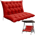 Porch Swing Cushion with Backrest, Waterproof Bench Cushion by Pakunoda