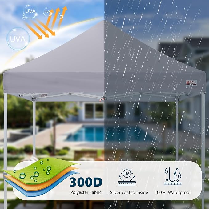 MASTERCANOPY Pop Up Canopy Tent Commercial Grade 10x10 Instant Shelter - Image 6