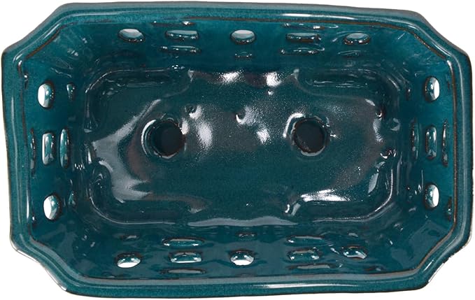 W&W Orchid Pot with Holes and Saucer - Image 4