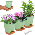 5in Self Watering Pots for Indoor Plants by Aulock