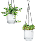Josteve 4.5 Inch 2 Pcs Self Watering Hanging Planter Indoor Plant Pots Drainage by Josteve