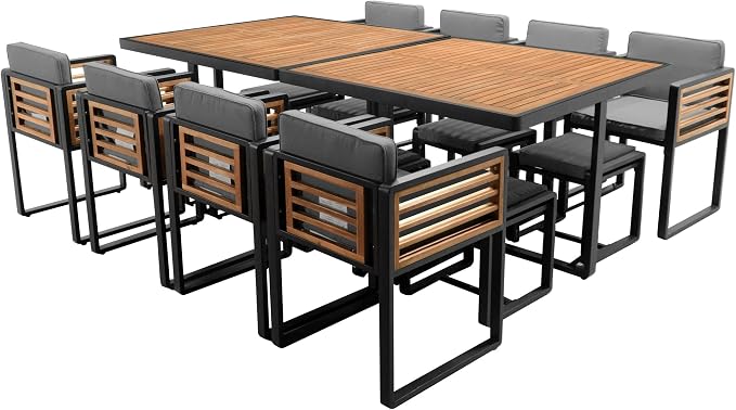 Merax 18 Pieces Outdoor Dining Set - Image 5