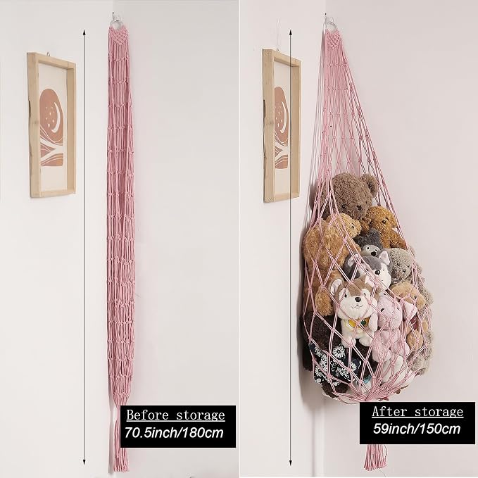 Stuffed Animal Hammock Corner Hanging Net - Image 5