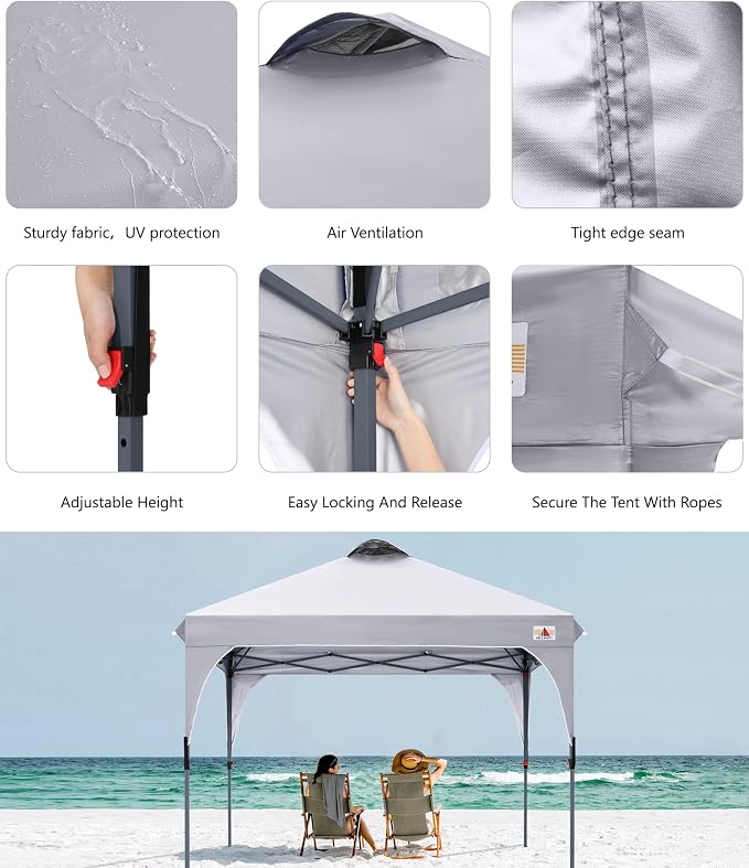 ABCCANOPY Outdoor Pop up Canopy Tent, 10x10 Instant Portable Canopy - Image 3