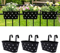 Metal Railing Planters for Outdoor Plants by vensovo