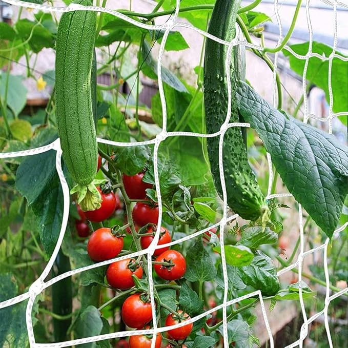 Trellis Netting, CANAGROW Heavy-Duty Garden Plant Trellis Netting by CANAGROW