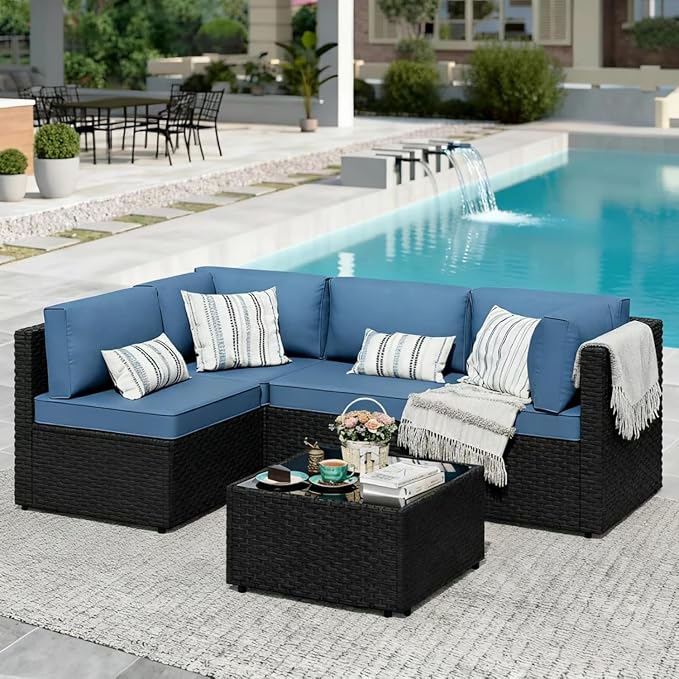 JAMFLY Patio Furniture Sets, 5-Piece Outdoor Patio Furniture - Image 7