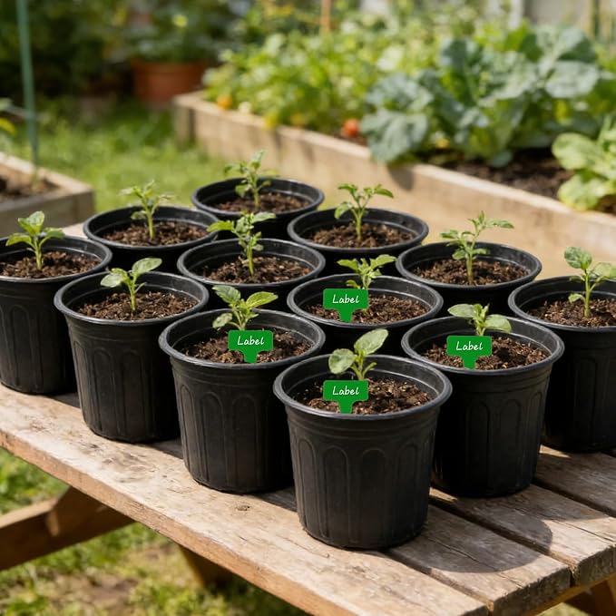 60-Packs 1 Gallon-S Flexible Plastic Plant Nursery Pots - Image 2