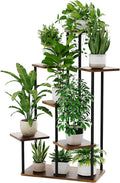 Bamworld Large Plant Stand Indoor 7 Tier Tall Metal Plant Shelf by Bamworld