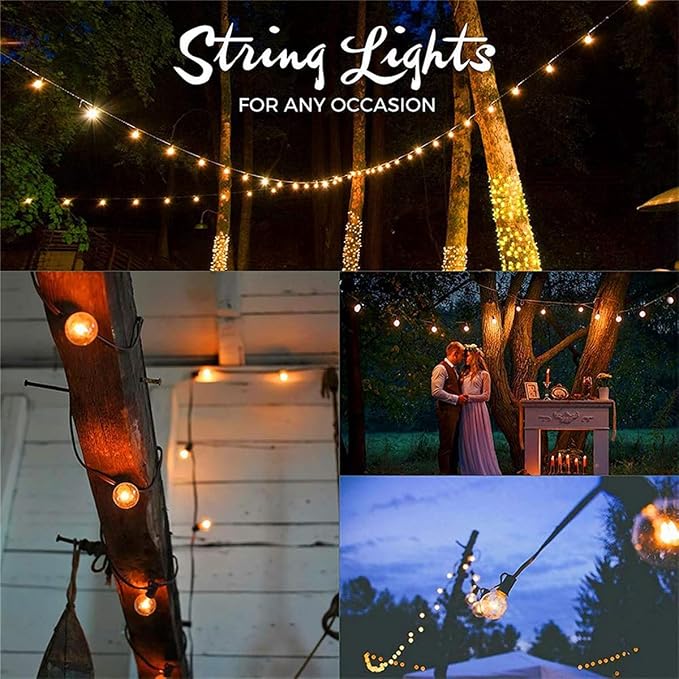 Abeja 25Ft Outdoor Patio String Lights - Image 7