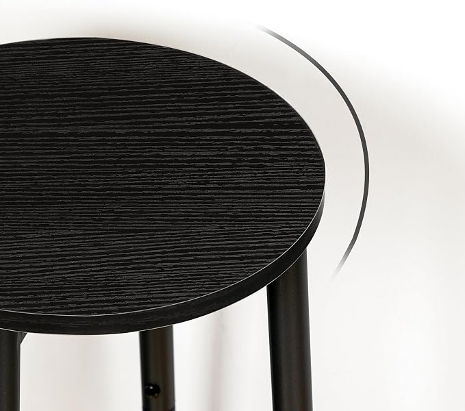 HOOBRO Bar Stools, Kitchen Round Height Stools - Image 6