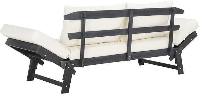 Safavieh PAT6745A Outdoor Collection Tandra Grey Modern Contemporary Daybed Day - Image 5