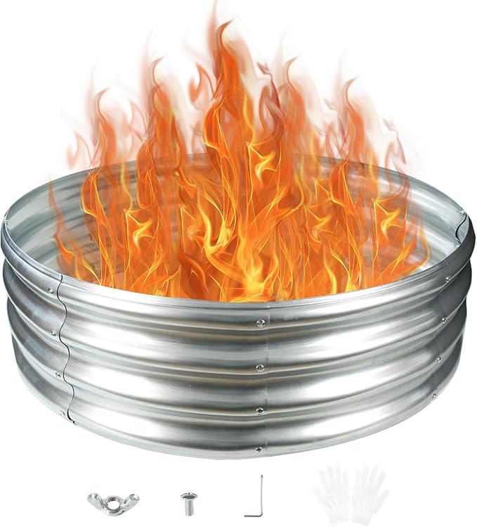 Durable Round Galvanized Steel Raised Garden Bed - Image 2