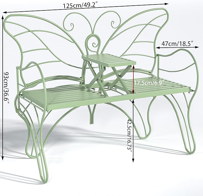 Outdoor Bench Patio Outdoor Garden Bench - Image 2