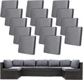 14Pcs Stretch Patio Cushion Covers, Outdoor Couch Covers Replacement, Outdoor by BIETYONE